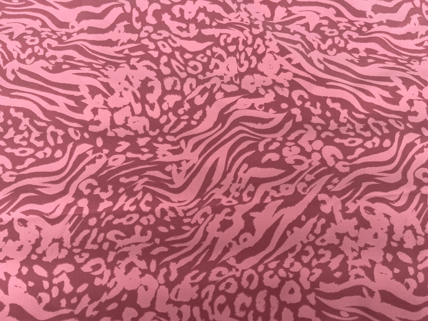 Dusty Pink Binder with Animal Spots and Stripes